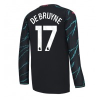 Manchester City Kevin De Bruyne #17 Replica Third Shirt 2023-24 Long Sleeve